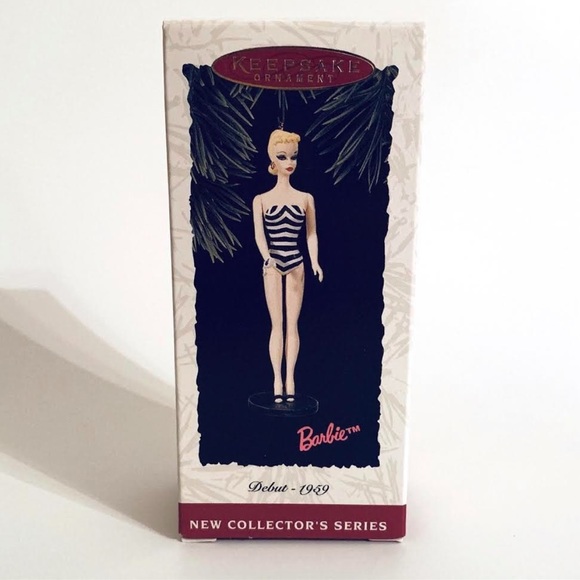 1994 Hallmark Barbie Keepsake Ornament - Debut 1959 - Swimsuit - Picture 4 of 4